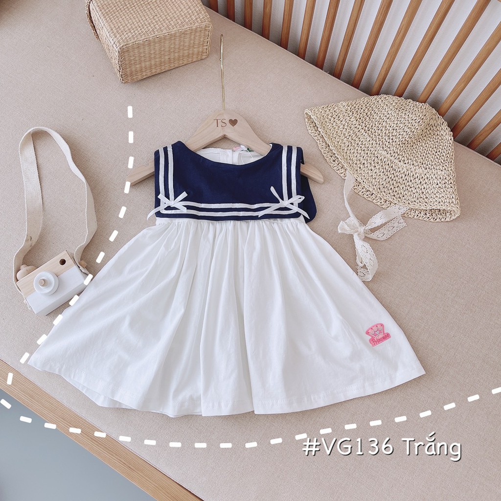 [Mã FAMAYFA2 giảm 10K đơn 50K] VÁY BABYDOLL COTTON HÀN CAO CẤP CHO BÉ GÁI VG136