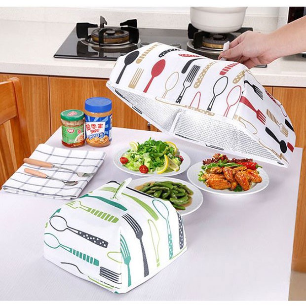 Lồng Bàn Đậy Thức Ăn Giữ Nhiệt, Chống Bụi Và Côn Trùng Cỡ Lớn Có Thế Gấp Gọn