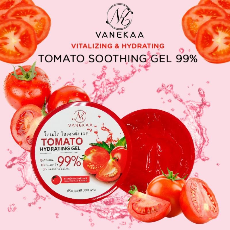 Gel cà chua dưỡng ẩm trắng da 99% cà chua tự nhiên 300ml