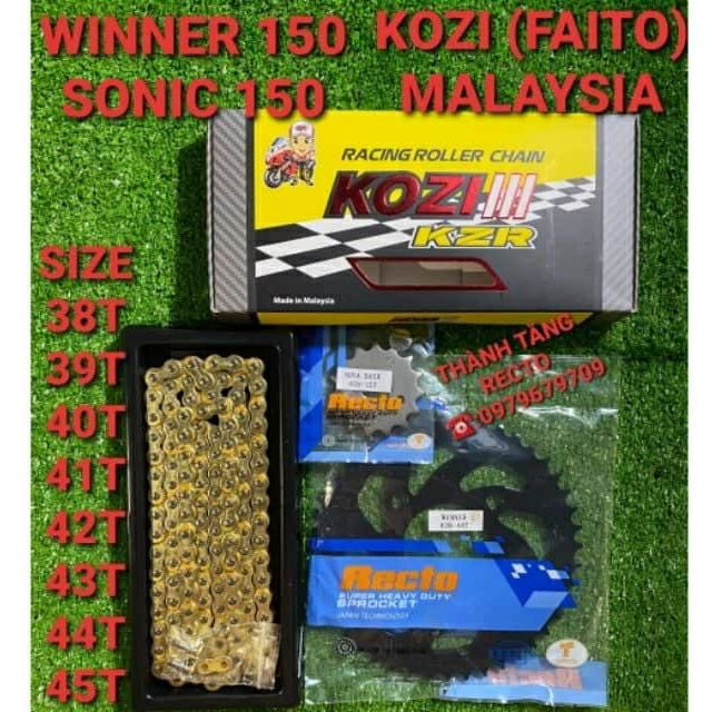 NHÔNG SÊN DĨA WINNER/WINNER X/SONIC 150 SÊN KOZI(FAITO) CHÍNH HÃNG