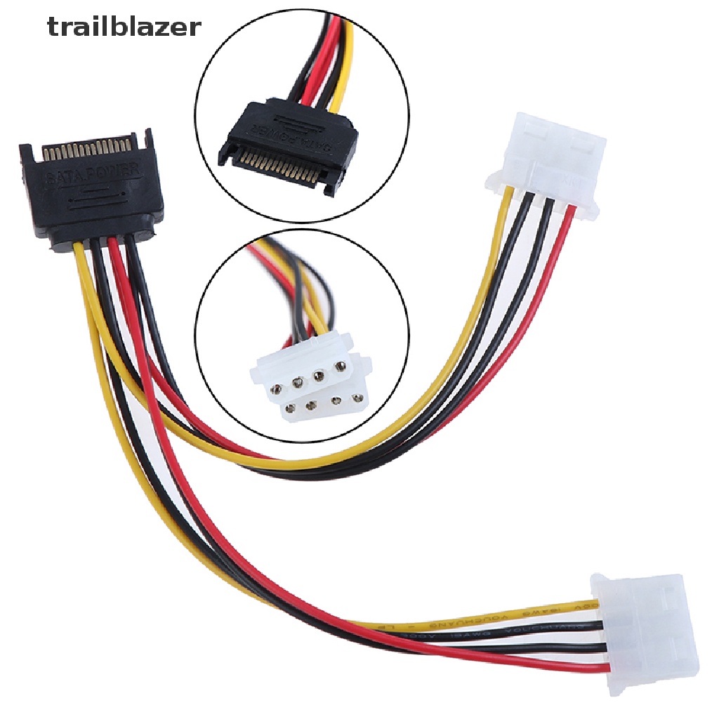 Cáp Nguồn Ổ Cứng Trai Trai Trai Trai / Cái 4 pin Ttlblazer 15Pin SATA