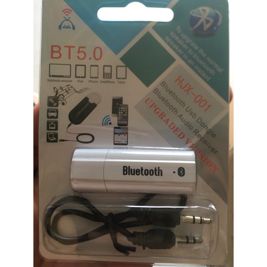 USB Bluetooth 5.0 HJX-001 Hàng cao cấp chất lượng cao biến loa thường thành loa bluetooth