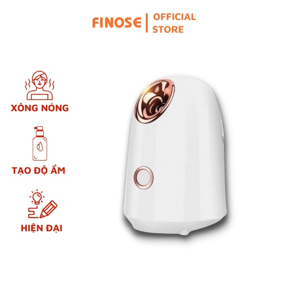 Máy xông mặt FINOSE chính hãng mini cao cấp, xông hơi nóng, xông mũi, phun sương, tạo độ ẩm, tuần hoàn máu, đẹp da