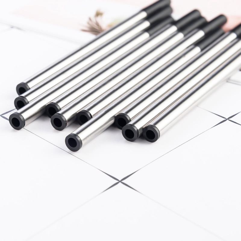 5 Ruột Bút Gel Kim Loại 0.5mm Phù Hợp Cho Văn Phòng 11cm