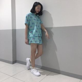 Bộ hoạt hình - Set quần áo hoạt hình cute Gumball