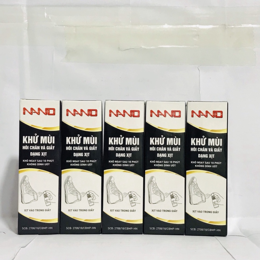Xịt NANO Khử Mùi Hôi Chân Và Giày-Mũ Bảo Hiểm