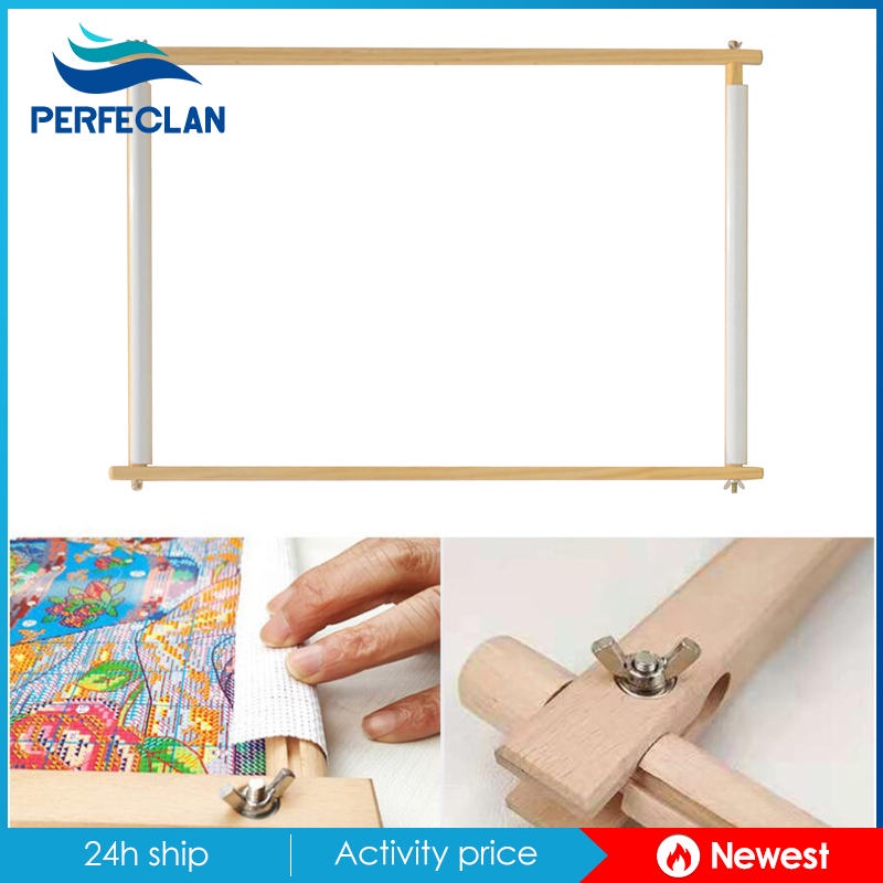 Khung Thêu Tranh Chữ Thập Bằng Gỗ DIY