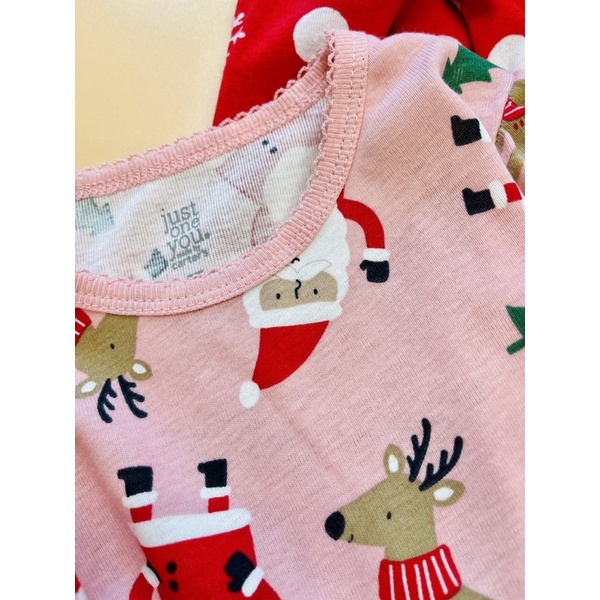 Bộ ngủ dài tay thu đông hoạ tiết noel CArTers