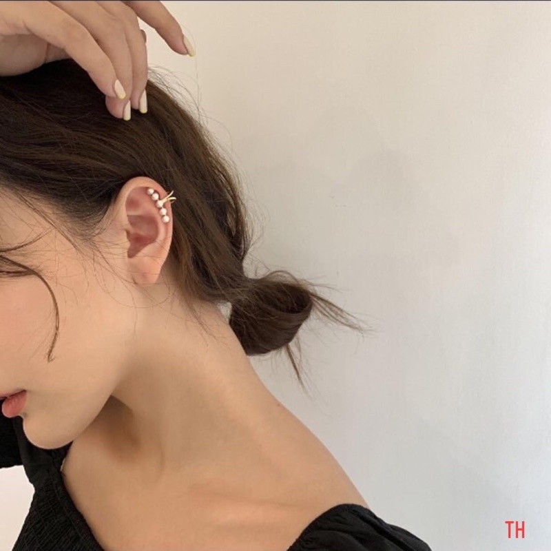 bông kẹp vành tai bạc 925