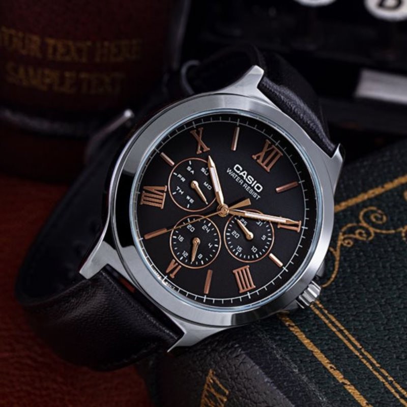 Đồng Hồ Casio Nam Dây Da MTP-V300L-1A2UDF Chính Hãng | BigBuy360 - bigbuy360.vn