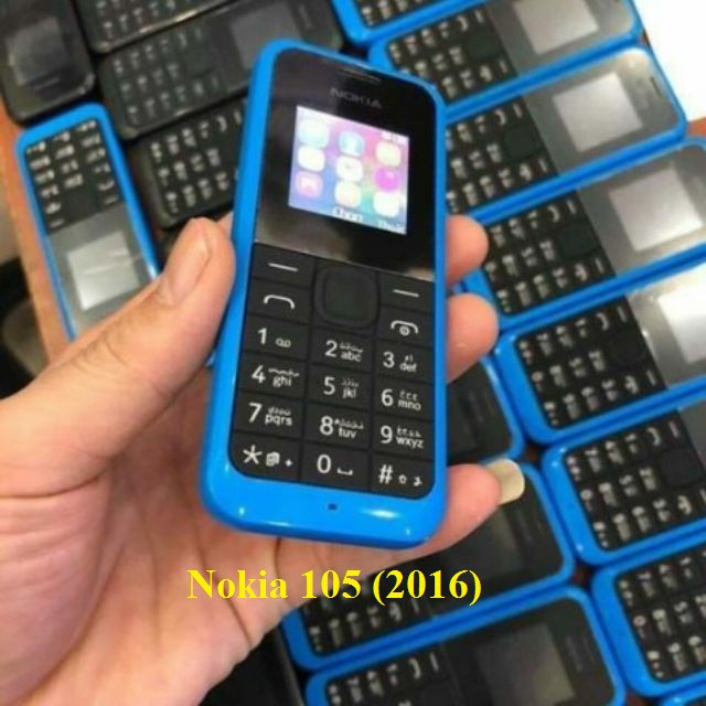 Combo 3 Chiếc Điện Thoại Nokia 105 (2016), 105 (2017), 101 Bản 2 Sim Zin Kèm Pin Sạc