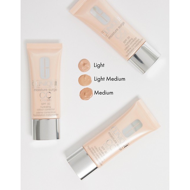 Clinique -Kem Nền Dưỡng Ẩm Chống Nắng Clinique - Moisture Surge CC Cream Hydrating Colour Corrector Broad Spectrum SPF30