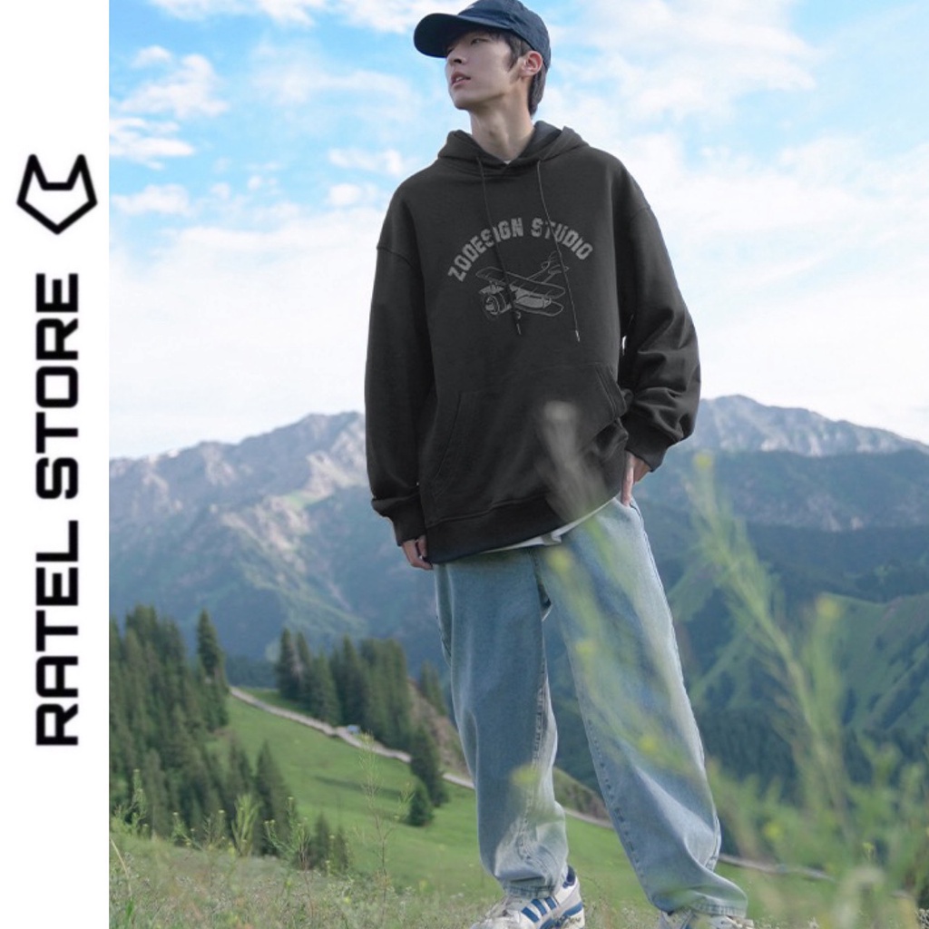 Áo Hoodie Local Brand Nỉ Bông Nam Nữ ZODESIGN MÁY BAY Unisex Form Rộng