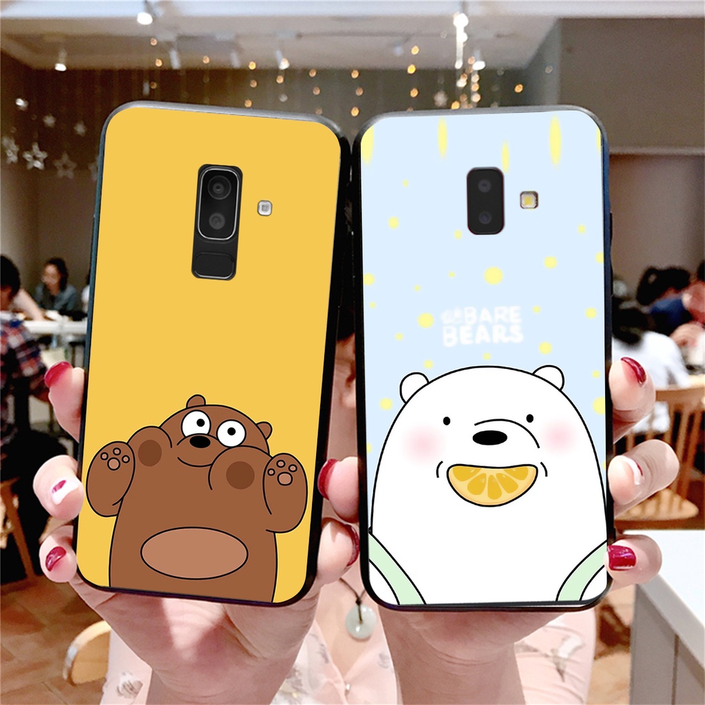 [Freeship từ 50k] ỐP LƯNG SAMSUNG J6 - J6 PLUS - J8 - J8 PLUS IN HÌNH GẤU WE BARE BEARS CHẤT | BigBuy360 - bigbuy360.vn