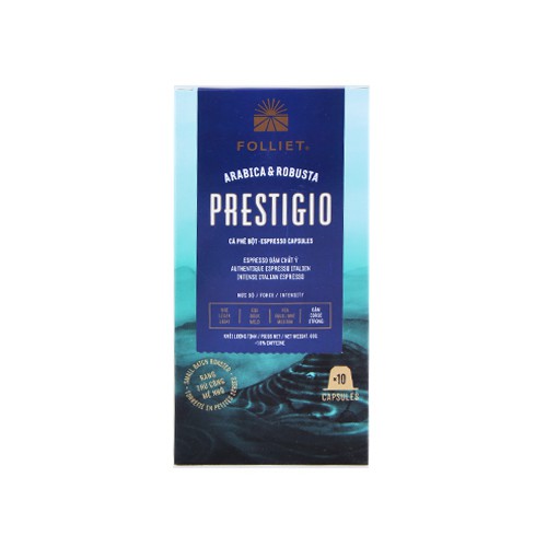 VIÊN CÀ PHÊ NÉN PRESTIGIO VỊ ĐẬM FOLLIET 60G