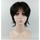 Tóc giả ngắn màu đỏ hóa trang đầu sói cá tính cho nam và nữ