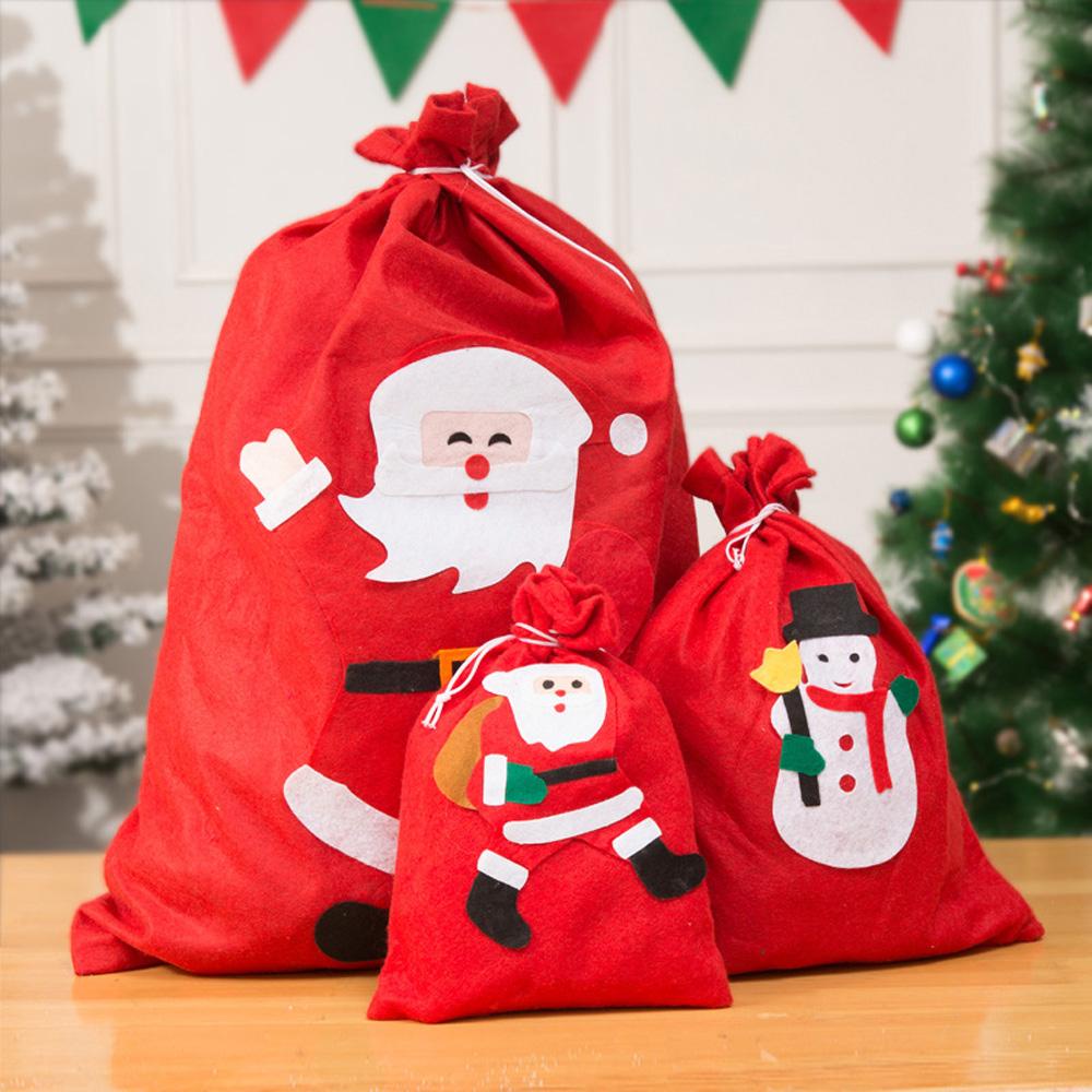 Túi Đựng Kẹo Hình Ông Già Noel / Cây Thông Giáng Sinh / Năm Mới