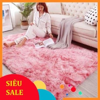 Thảm lông xù loang trải sàn cao cấp 1.6x2m gdtran05