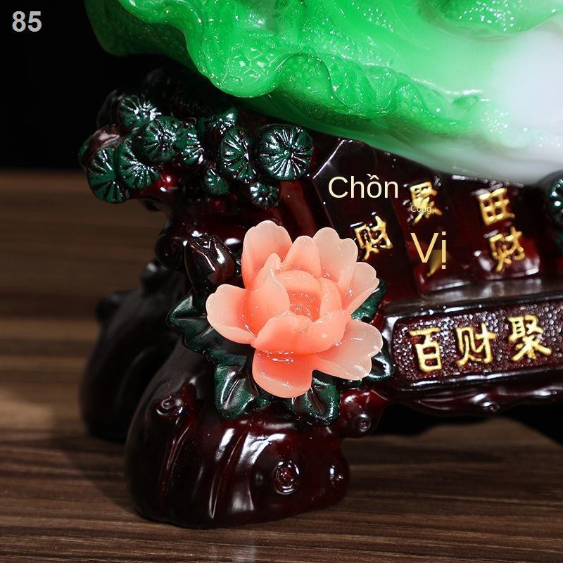 ○☫►Nội thất gia đình Bai Cai Ruyi Trang trí phòng khách Văn phòng Trang trí quầy lễ tân bằng nhựa sáng tạo Cá tính Thủ c