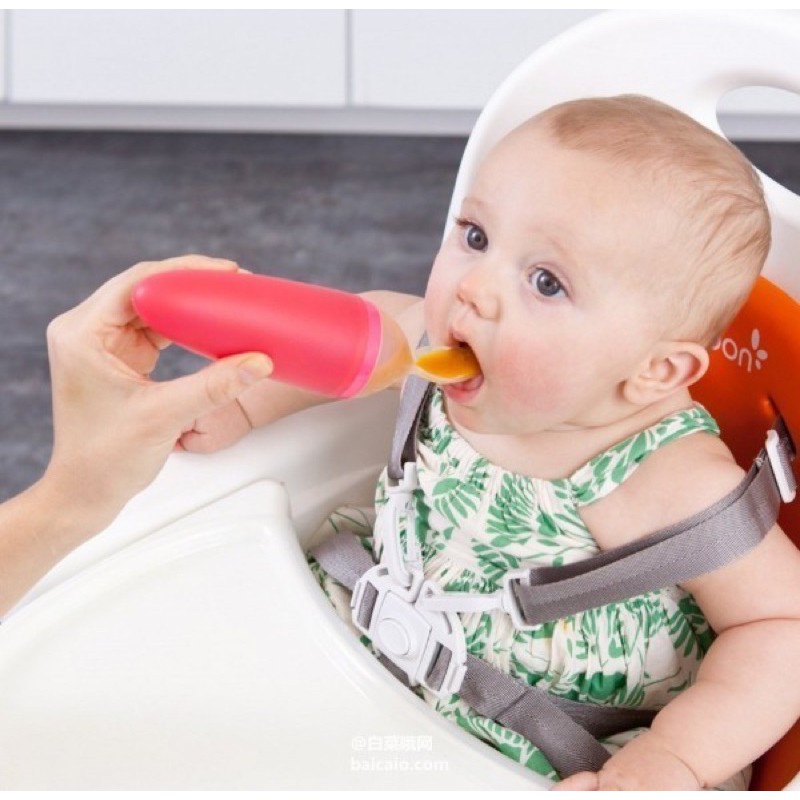 Bình thìa ăn dặm cho bé Boon Squirt cho bé 6M+