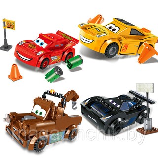 Lắp ráp The Toy Car Lắp ráp xe hơi 39034 - Bộ 4 hộp - Tổng bộ 377 chi tiết