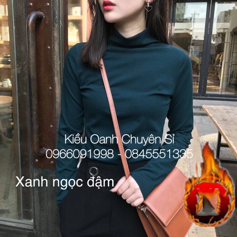 Áo giữ nhiệt lót nỉ cổ 3p Lands'end. Hàng VNXK