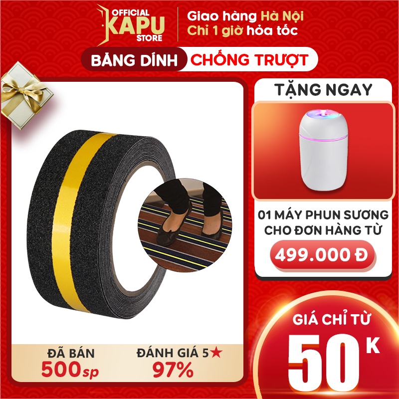 Băng keo chống trượt an toàn cho bé, miếng dán tăng ma sát cầu thang - KAPU