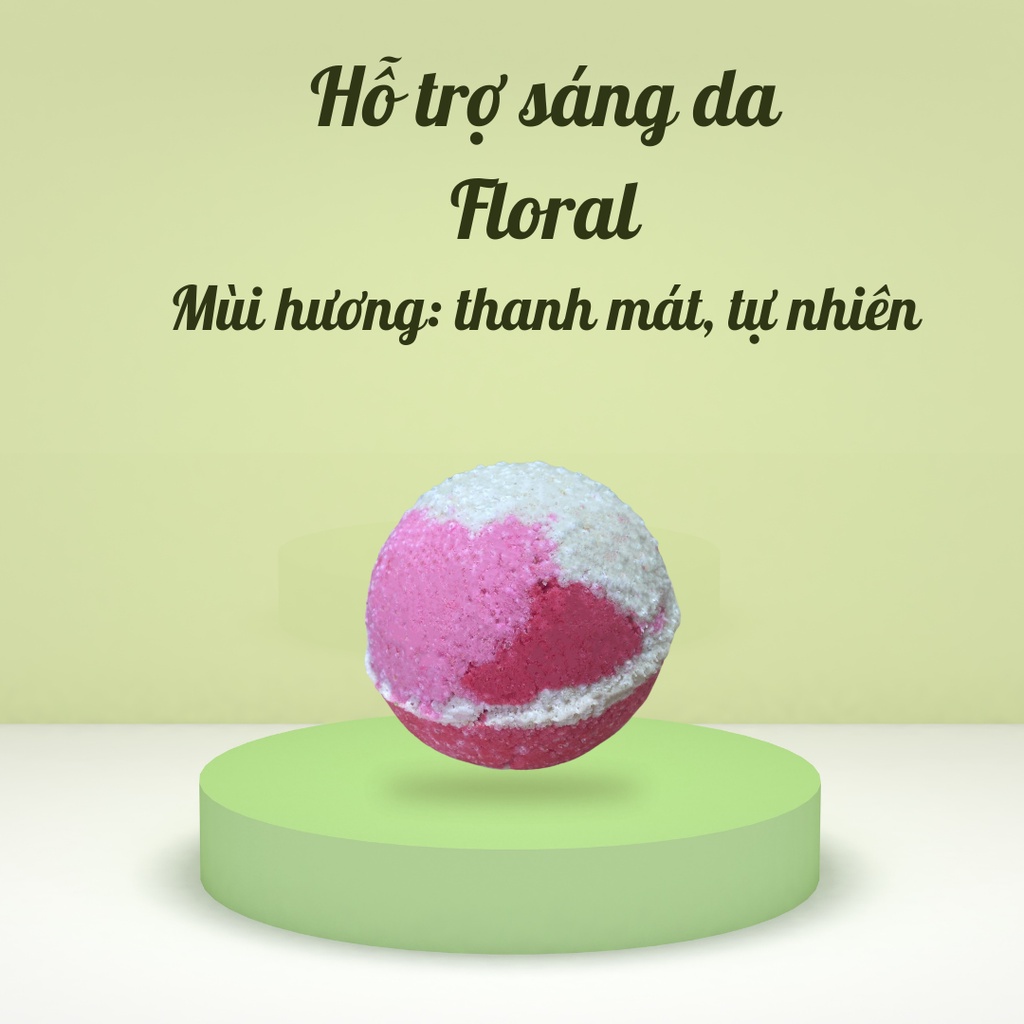 Bath Bomb/ Viên sủi bồn tắm/ Viên thả bồn tắm dưỡng da thành phần thiên nhiên