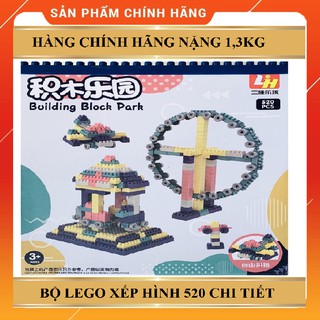 BỘ LEGO GHÉP HÌNH 520 CHI TIẾT SIÊU TRÍ TUỆ ( GIA DỤNG RẺ )