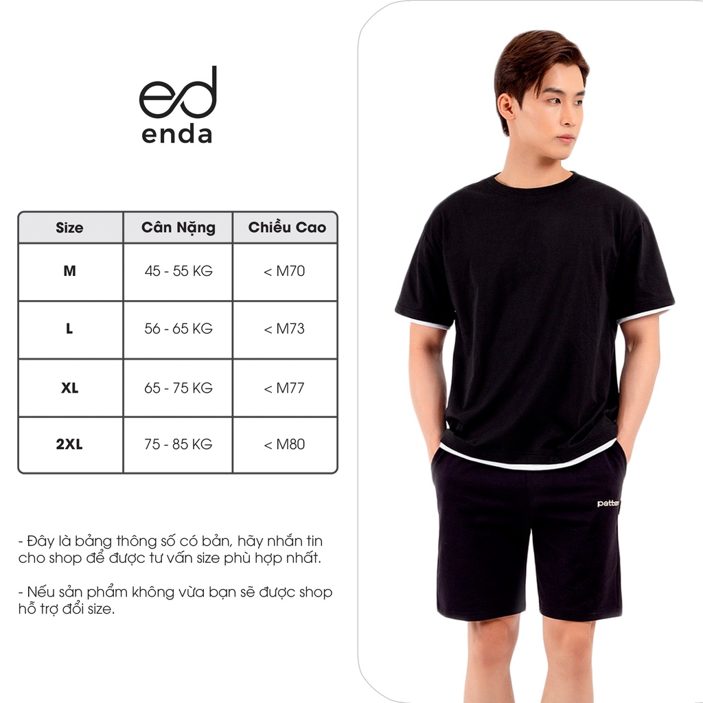 Áo thun layer ENDA STORE Áo Tshirt giả gấu