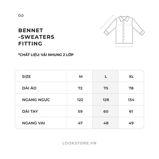 Áo khoác sơ mi chất liệu nhung tăm look bennet shirt - ảnh sản phẩm 2