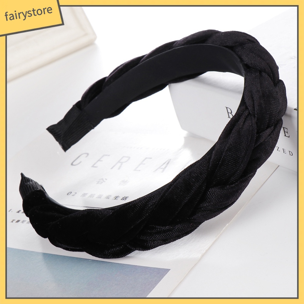 Băng Đô Cài Tóc Hoạ Tiết Bím Tóc Cho Nữ