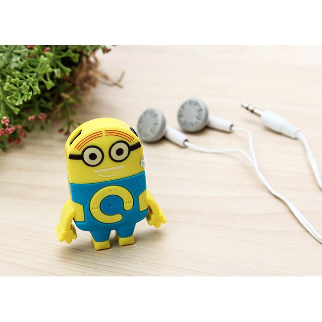 Máy nghe nhạc MP3 Minion siêu đẹp (Giao màu ngẫu nhiên) 8 in 1