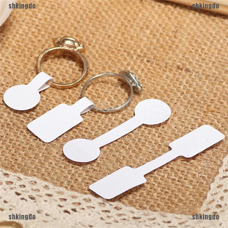 Túi 100 miếng nhãn dán trưng bày nhẫn và dây chuyền tiện lợi