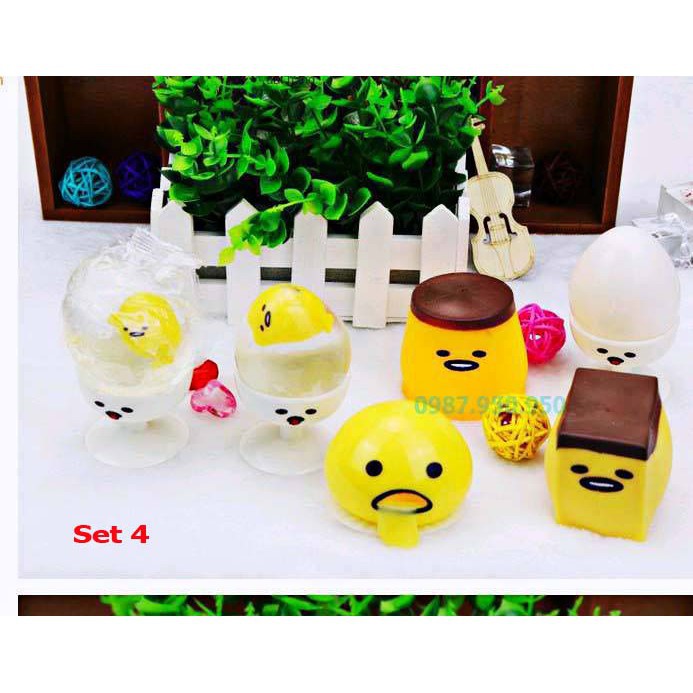 Gudetama combo set như hình slime chơi cực vui BTS so