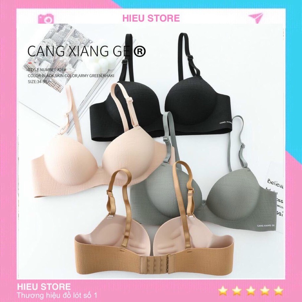 Áo Ngực Nữ Su Không Gọng Bàn Tay Nâng Ngực Đẹp ⚡FreeShip⚡ Áo Lót Su Cao Cấp Hieu Store24h - A26