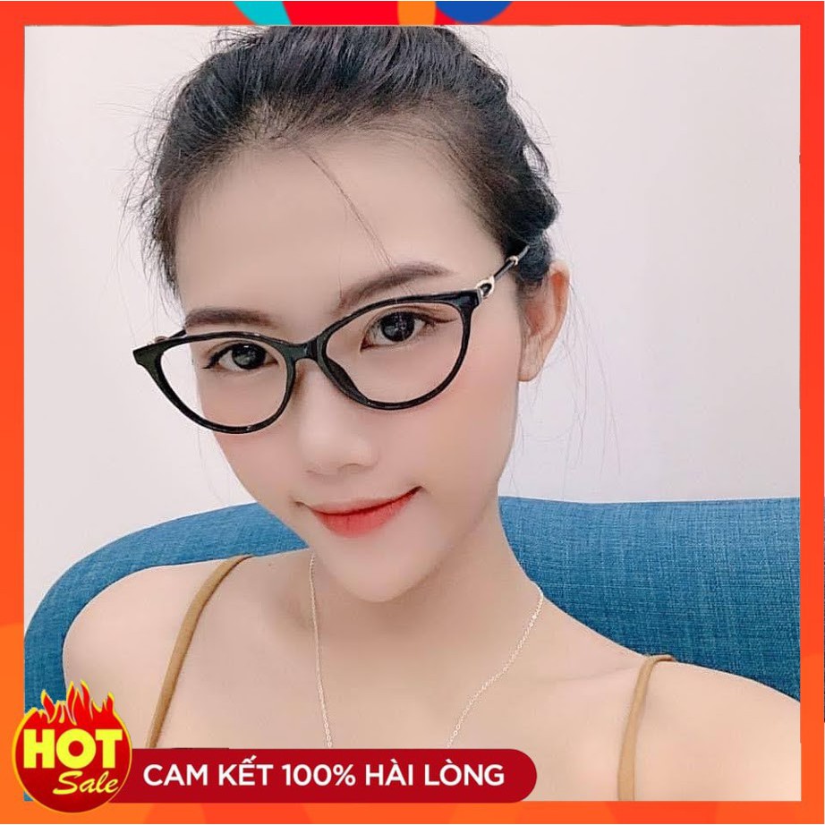 GỌNG KÍNH MẮT MÈO CHANH XẢ CHO HỘI CHỊ EM