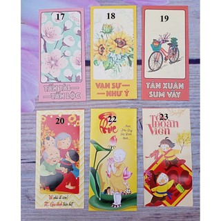 Combo 10 cái Bao Lixi tết- shop giao hình ngẫu nhiên
