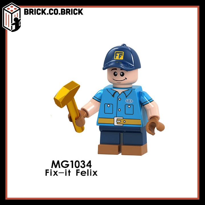MG9007 (CÓ SẴN)  Đồ chơi lắp ráp minifigures lego nhân vật trong phim hoạt hình Wreck it Ralph.