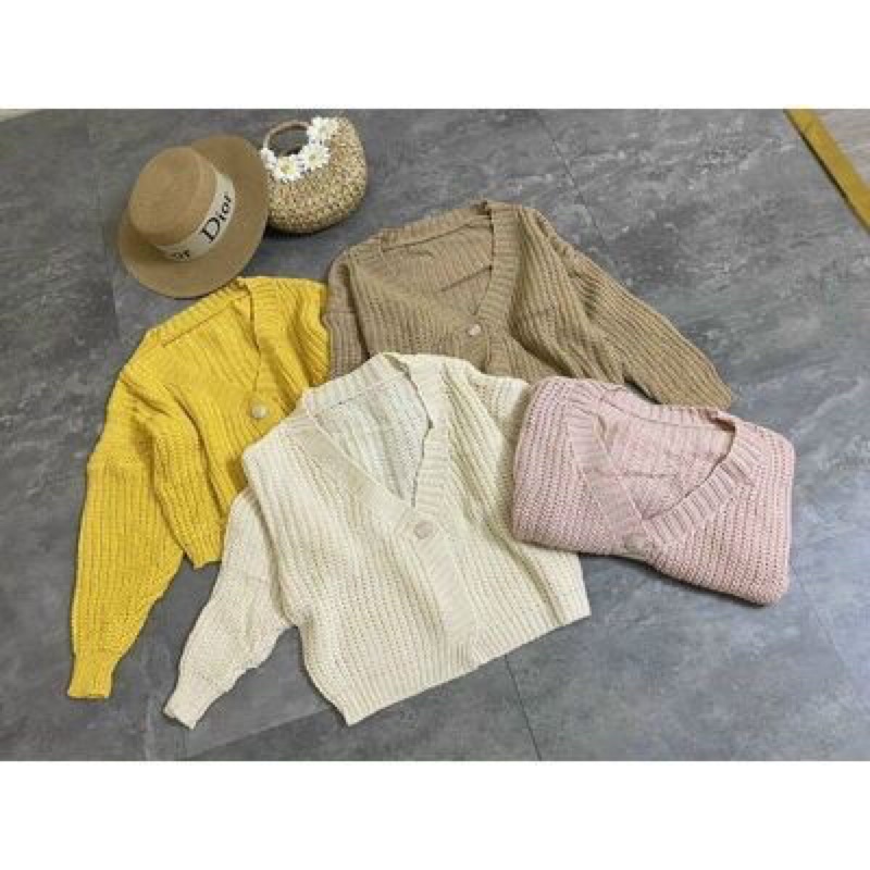 Áo khoác cadigan dáng ngắn | BigBuy360 - bigbuy360.vn