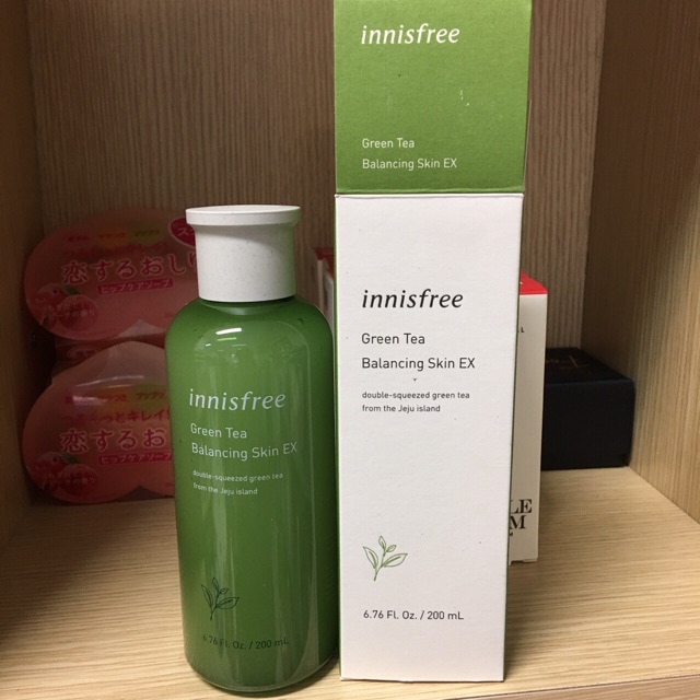 Nước Hoa Hồng FREESHIP Nước Hoa Hồng Trà Xanh Innisfree Green Tea giảm mụn hiệu quả 200ml