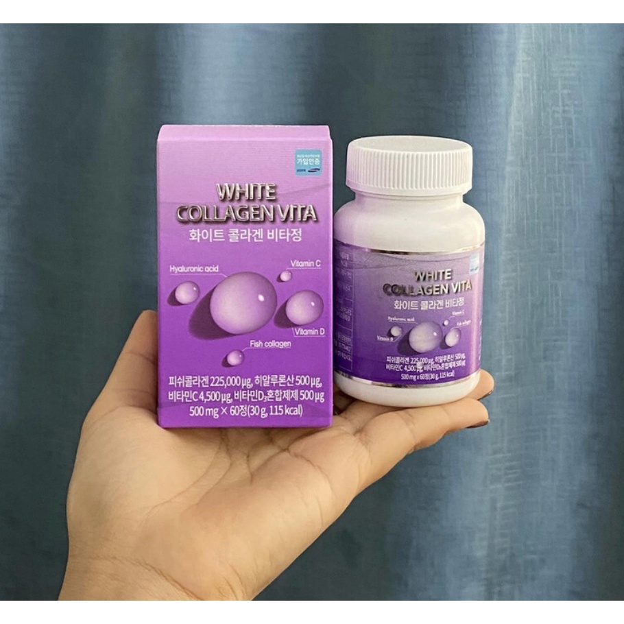 Collagen trắng da White Collagen Vita 60v nội điaj Hàn Quốc