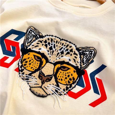 Hàng Mới Về Áo Thun Tay Ngắn In Hình Hổ Hoạt Hình Bằng Cotton Thoải Mái Thời Trang Mùa Hè Cho Bé Trai Và Gái
