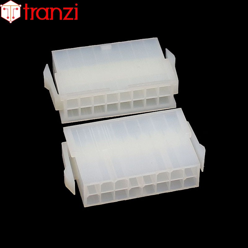 Vỏ header 4.2mm 5559 2x8P 24mm trắng - túi 5 cái