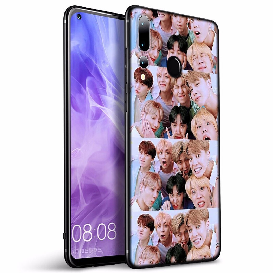 Ốp Lưng Silicone Mềm In Hình Bts Cho Huawei Honor View 20 Pro 10 Lite 20s 10x Max Iqi11