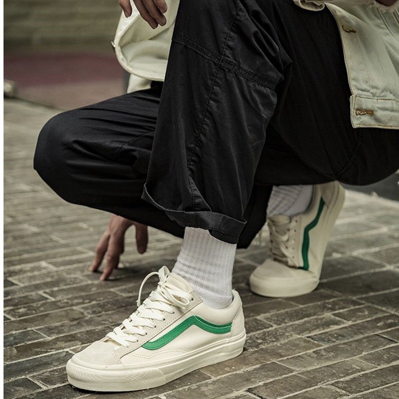 Giày Vans Style 36 vans kelly kẻ sọc xanh (Jolly Green) Phiên bản Tiêu Chuẩn