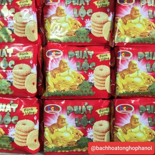 Bánh quy vừng bao bì phát lộc gói nhỏ hạn sử dụng đến 01/12/2022