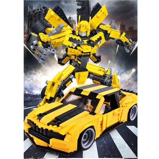 (RẺ VÔ ĐỊCH) Bộ Lego Transformers Bumblebee 2 trong 1