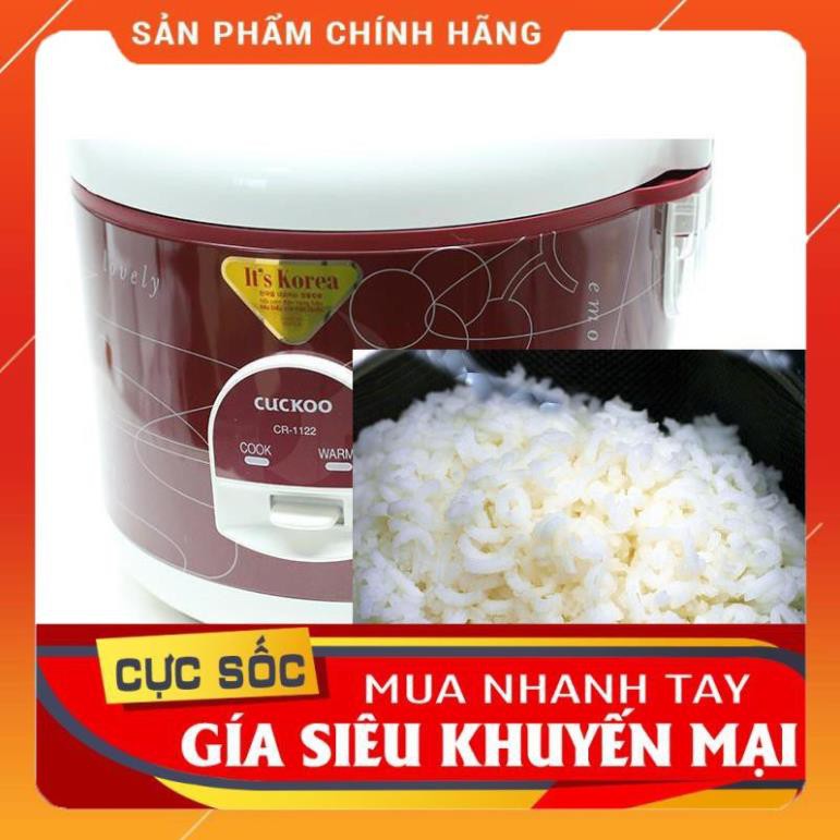 [FreeShip] [CHÍNH HÃNG] Nồi Cơm Điện Cuckoo CR-1122 2 Lít, Hàng Chính Hãng - Bảo hành 12 tháng