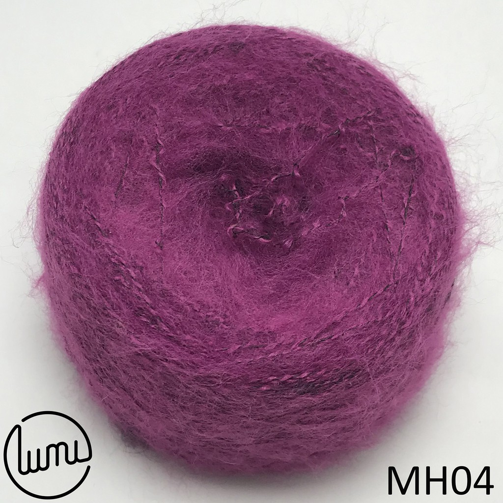 Lumi MH01-MH07 Len Cừu Alpaca Mohair Siêu Phẩm Cho Mùa Đông Đan Móc Áo Khăn 100gr